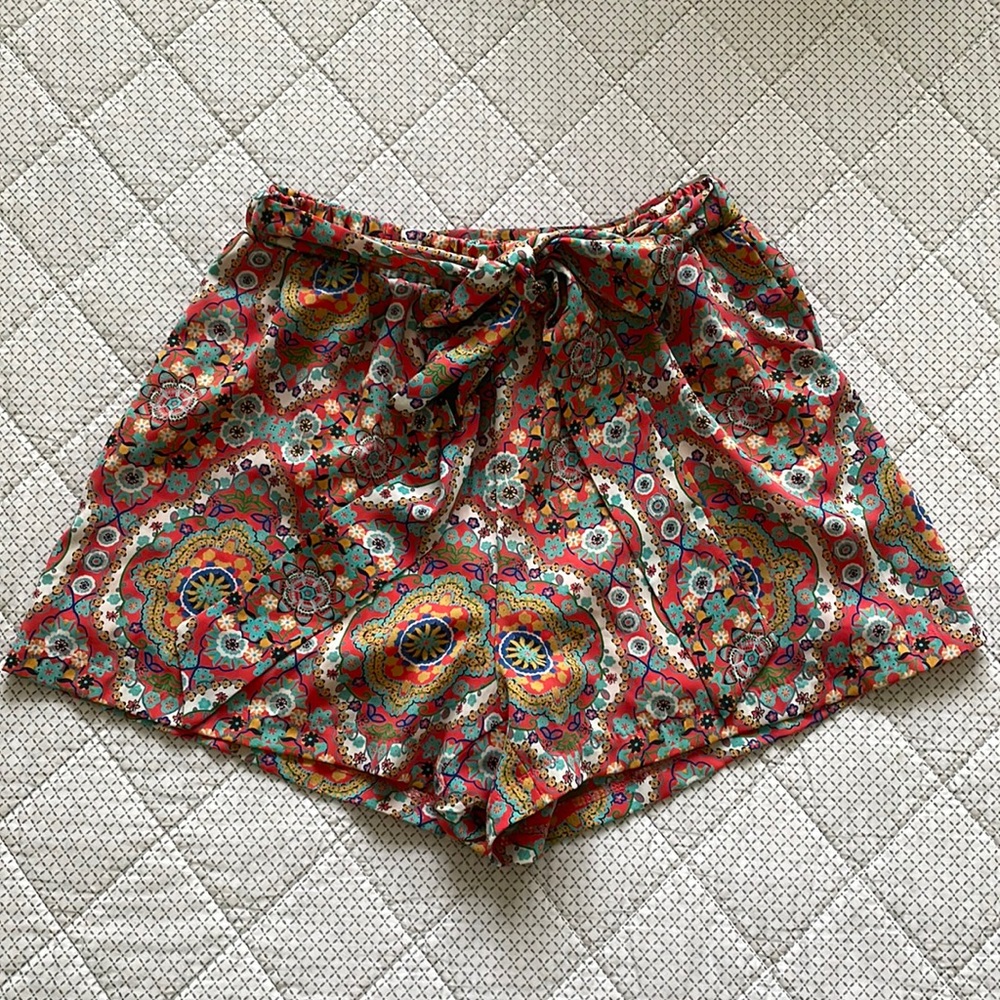 Peach Love California Bag Shorts Lined Womens Small